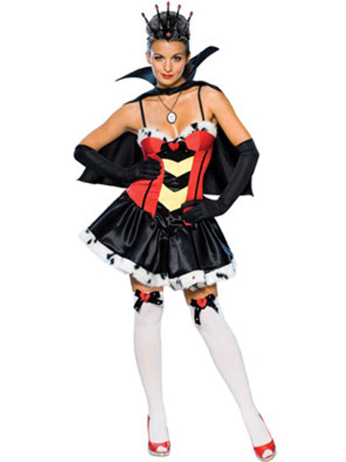 Women's Deluxe Sexy Queen of Hearts Adult Costume