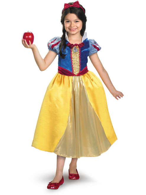 Child Deluxe Disney Snow White Princess Shimmer Costume