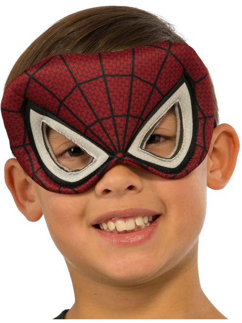 Childs Boys Spider-Man Plush Eye-Mask Costume Accessory