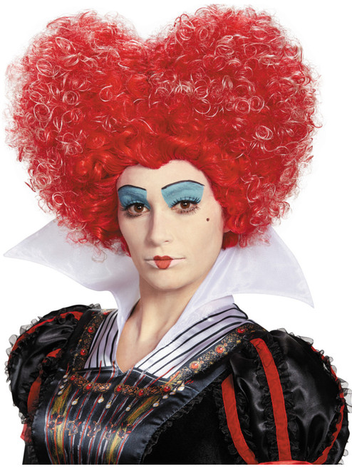 Womens Deluxe Alice Through The Looking Glass Red Queen Wig Costume Accessory