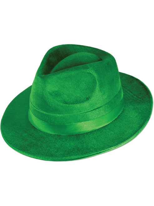 Saint Patrick's Day Green Leprechaun Felt Fedora Hat Costume Accessory