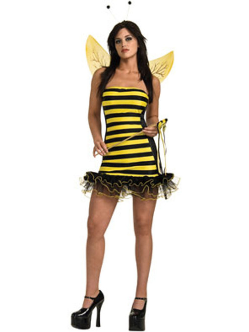 Women's Adult Busy Bee Sexy Bumblebee Costume