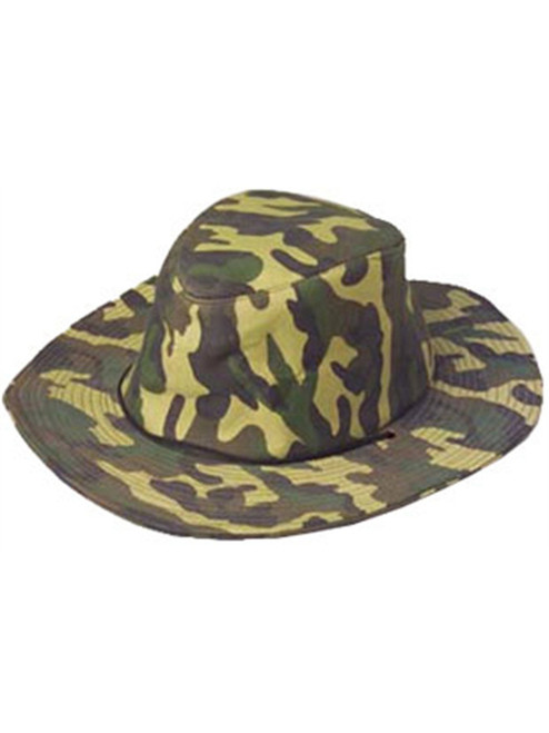 Mens Womens Adult Camouflage Cowboy or Cowgirl Hat
