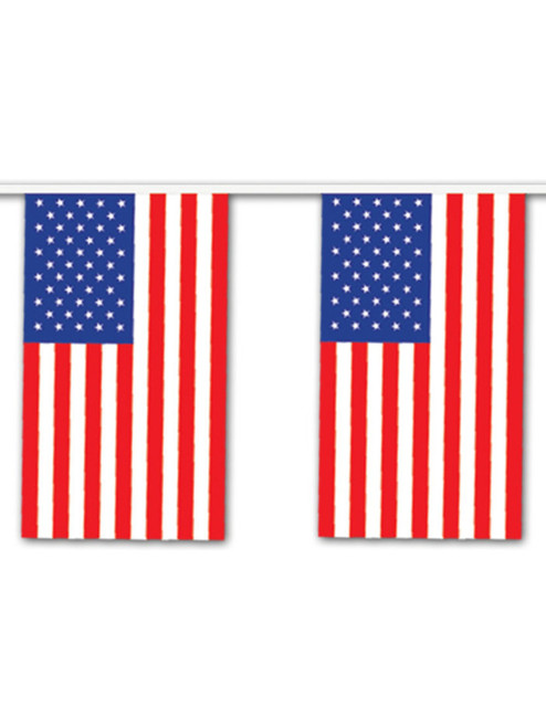 Patriotic American Flag America USA Old Glory Streamer String Banner Decoration