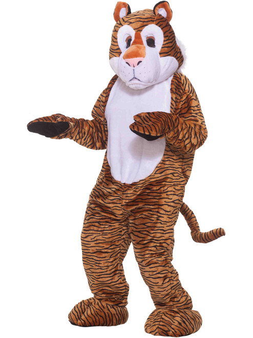 Mens 42-44 Tiger Parade or School Deluxe Plush Mascot Costume