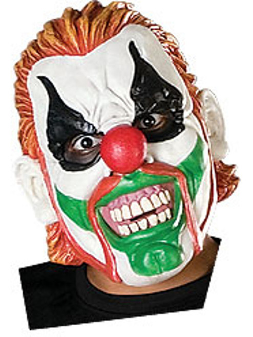 New Adult's Rocky Evil Clown Vinyl Costume Accessory Mask