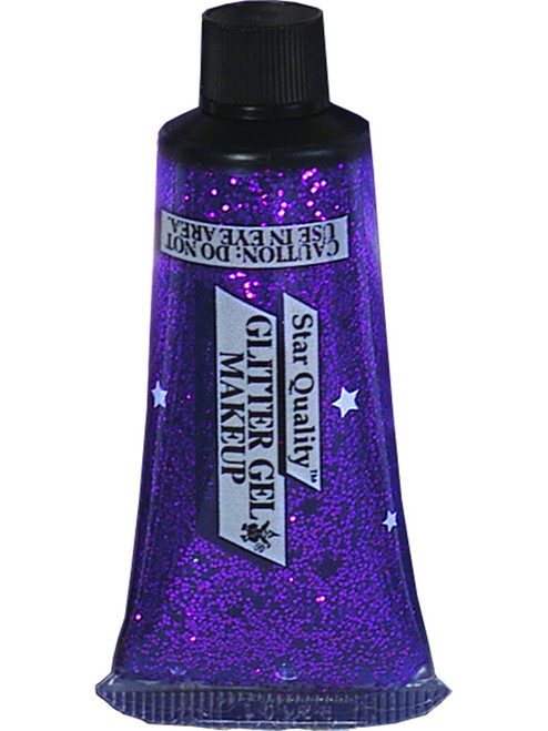 Deluxe Purple Glitter 0.5 Ounce Tube Halloween Costume Make-Up