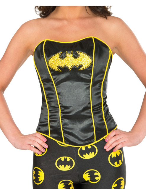 Adult Women's Classic Batgirl Sequin Corset Costume Accessory