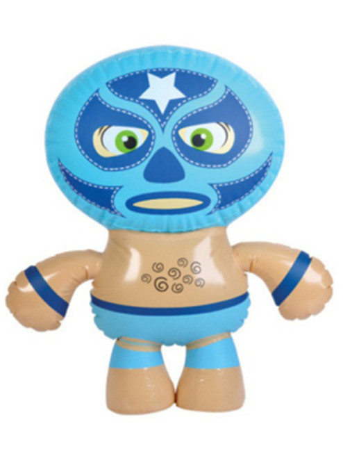 24" Inflatable Blue Wrestling Wrestler Sports Buddy Figure Decoration