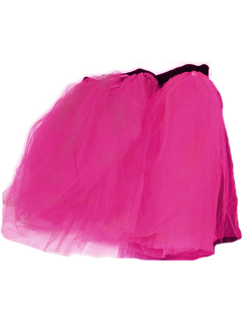 Fuchsia Retro 80s Colorful Neon Color Tu Tu Tutu Skirt Costume Accessory