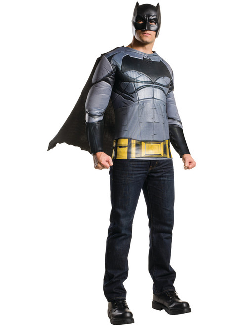 mens batman shirt with cape