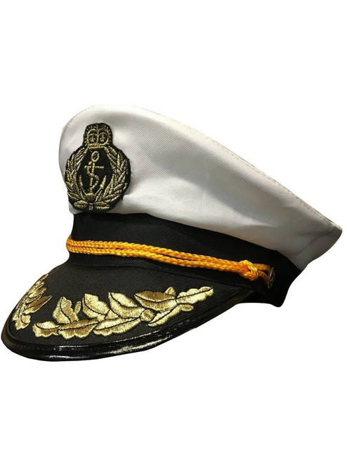 Deluxe New Yacht Boat Captain's Sailing Fishing Hat Cap