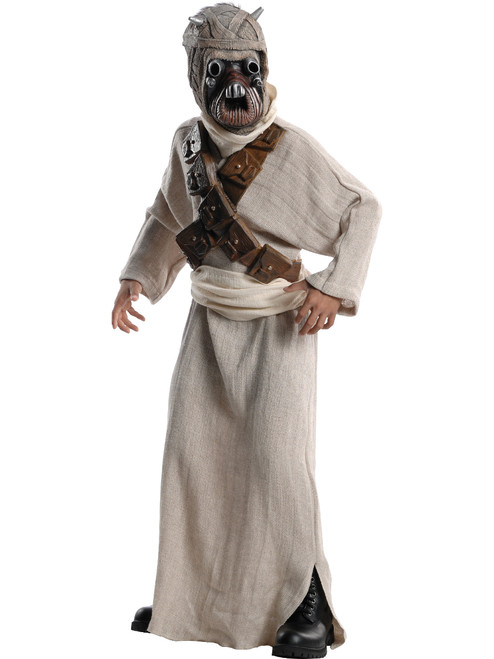 Kids Childs Boys Deluxe Star Wars Tusken Raider Character Costume