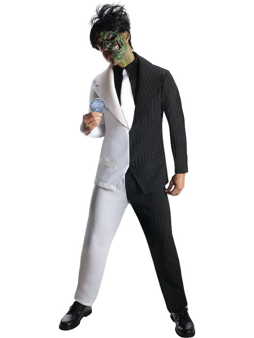 Adult's Mens Batman DC Comics Two Face Harvey Dent Villain Costume