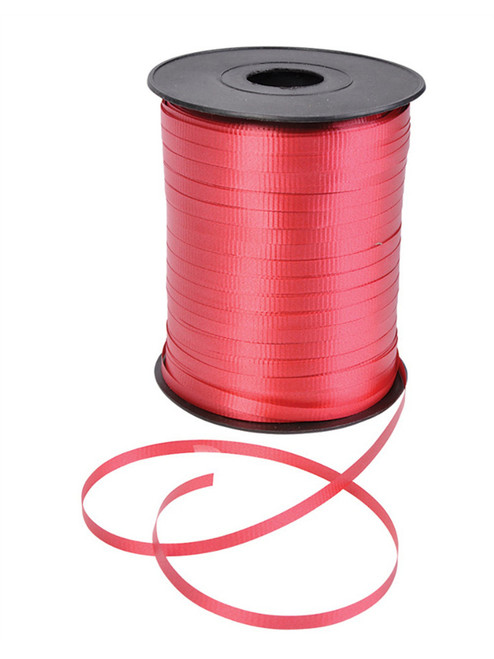 500 Yard Roll Shiny Red Balloon Present Wrapping Curling Ribbon