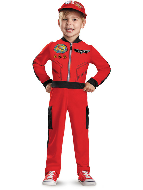 Childs Disney Planes Fire & Rescue Dusty Crophopper Airplane Costume