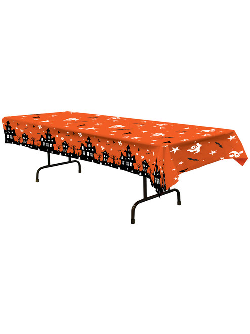New Haunted House Long Table Cover Halloween Party Decoration