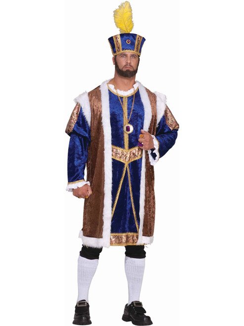 New Men's Plus Size 58 XXXL King Henry VIII Costume