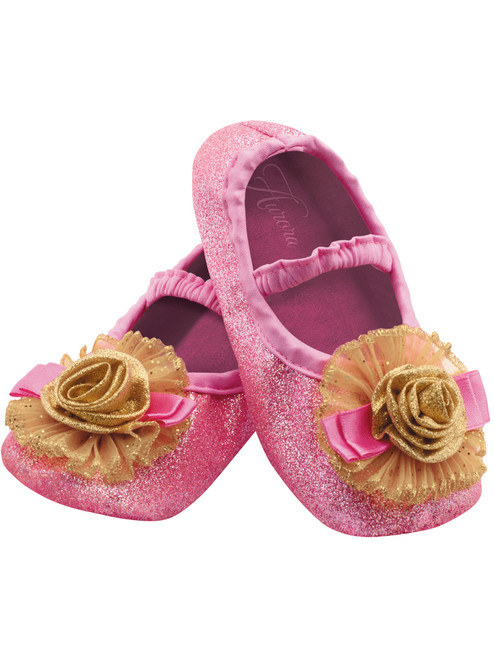 Aurora Sleeping Beauty Disney Slippers Toddlers Costume Accessory Up to Size 6