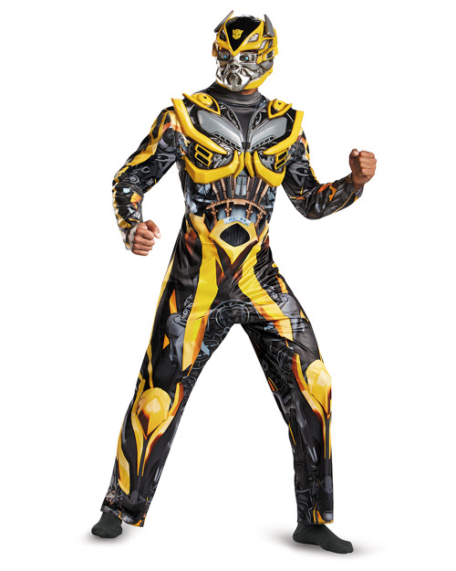 Adult Deluxe Bumblebee Transformers Autobots Soldier Costume
