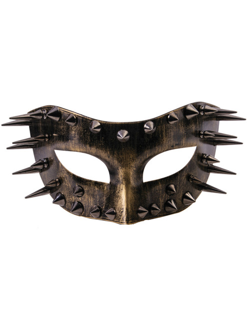 Adults Steampunk Spiked Dominator Masquerade Mask Costume Accessory