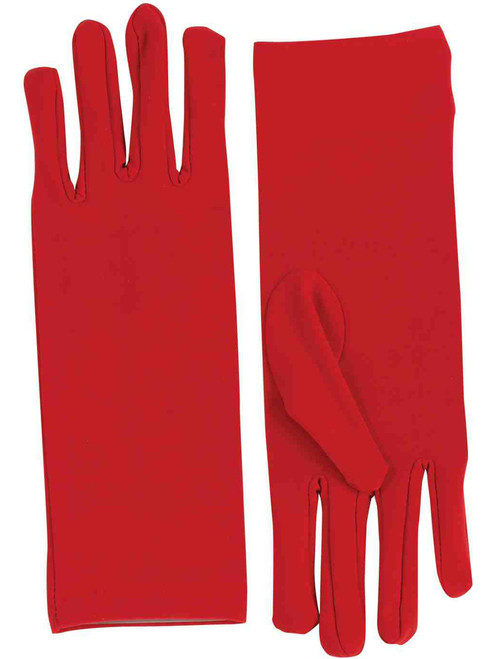 Gloves Adult Red Long 52cm Diva Costume Accessory main image 1