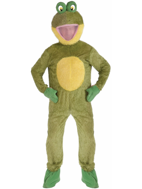 Mens 42-44 Frog Parade or School Plush Mascot Costume
