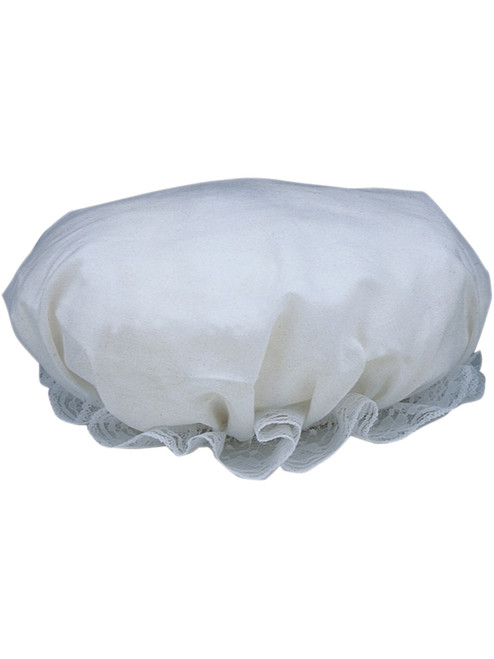 Adult's White Colonial Mop Hat Costume Accessory