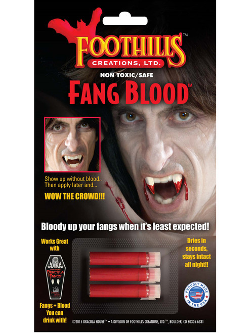 Dracula House Theatre Quality Fang Blood Dental Colors Costume Accessory