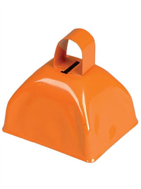 Cool New 3" Orange Metallic Costume Accessory Cow Bell