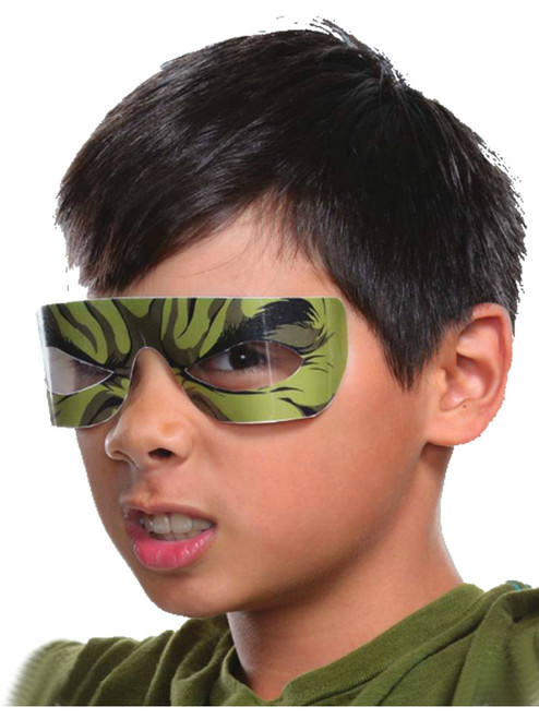 Childs Boys Girls The Hulk Marvel Eye-Mask Costume Accessory