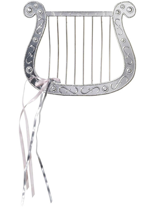 Silver Plated Costume Accessory Club Angel Cupid Accessory Harp