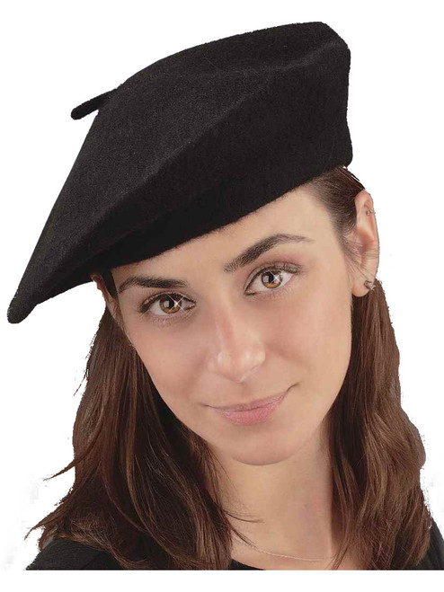 New Men's Women's Black French Beret Artist Costume Hat