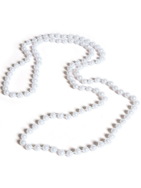 Roaring 20s Flapper Girl Costume Accessory Fancy Pearl Necklace