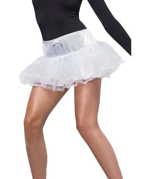 Sexy White Layered Tulle Petticoat Under Skirt Costume Accessory