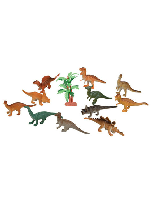 Lot 144 Assorted 2" Jurassic Prehistoric Dinosaur PVC Figurines Decorations