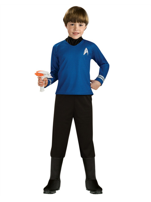 Deluxe Boys Star Trek Into Darkness Blue First Officer Spock Costume
