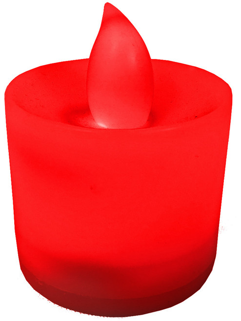 New Red Faux Flame Safe Halloween Pumpkin LED Candle