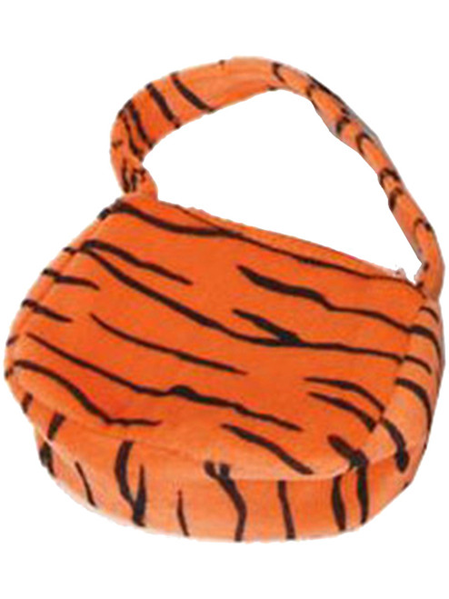 New Tiger Safari Print Costume Accessory Hand Bag Purse