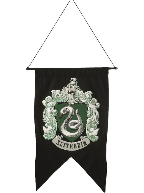 Discontinued Harry Potter Rare Slytherin Banner Flag
