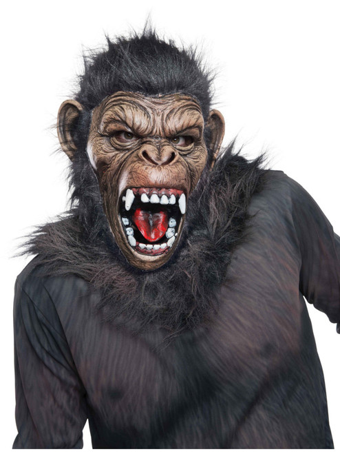 Adult's Deluxe Dawn Of The Planet Of The Apes Caeser Mask Costume Accessory