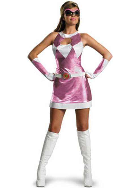 Womens Deluxe Power Rangers Pink Ranger Costume