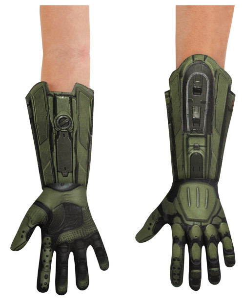 Adults Deluxe Halo Master Chief Gloves Costume Accessory