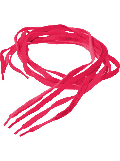 Bright Neon Pink 38" Retro 80s Rave Costume Shoe Laces