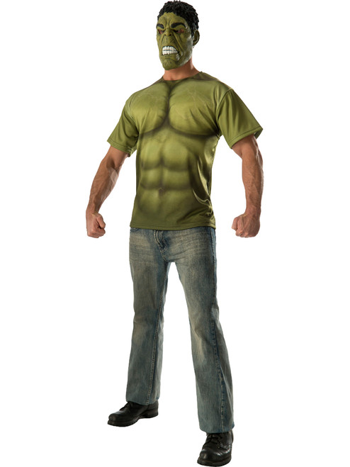 Men's Incredible Hulk T-Shirt Set Avengers 2 Costume