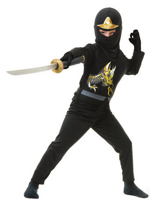 Child Black Ninja Avengers Series 2 Costume