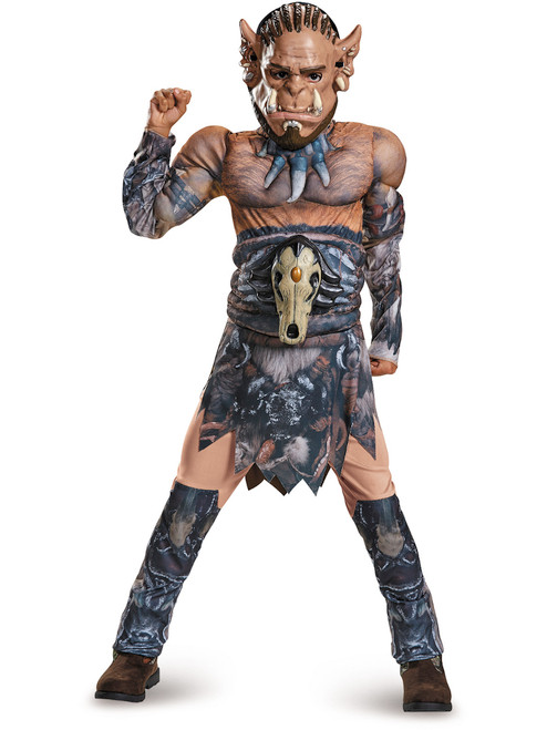 Child's Boys World Of Warcraft Durotan Orc Horde Warrior Costume