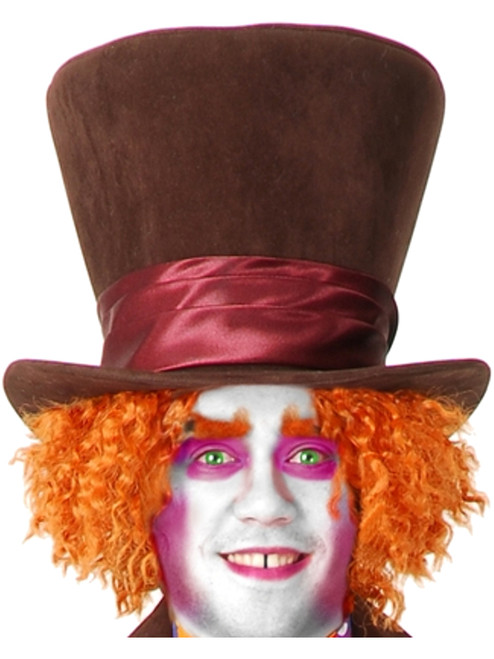 Alice In Wonderland Adult Mad Hatter Costume Top Hat