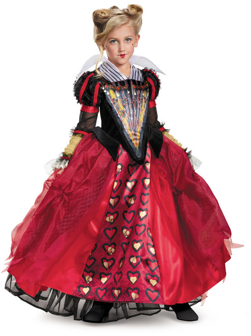 Girls Deluxe Alice Through The Looking Glass Red Queen Costume
