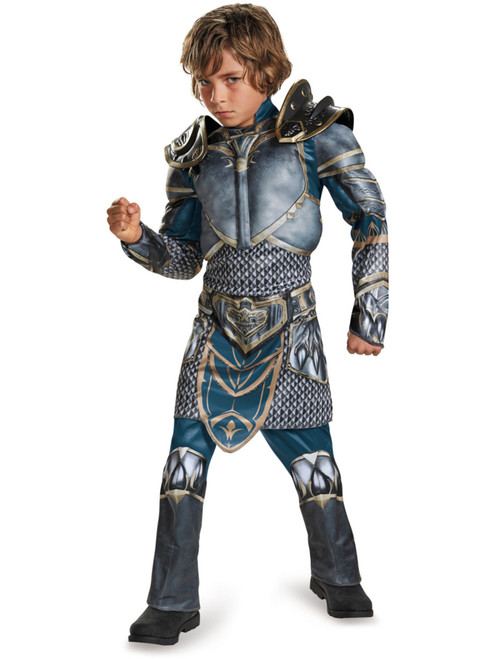 Child's Boys World Of Warcraft Anduin Lothar Lion Of Azeroth Costume